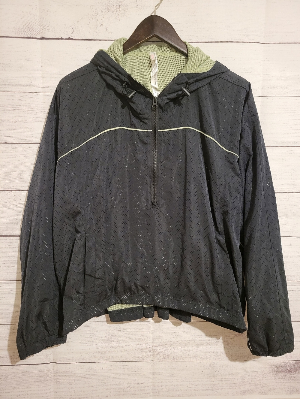 Free People Movement Rain Runner Women Large Half Zip Pullover Outdoor Jacket